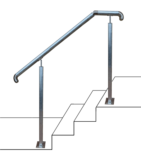 Handrail Fittings: Handrail Fittings Kit - Stainless Steel